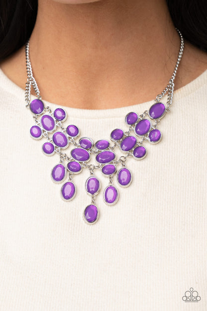 Serene Gleam - purple - Paparazzi necklace