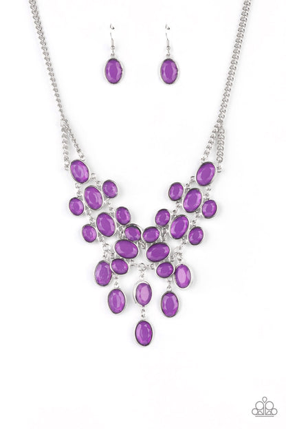 Serene Gleam - purple - Paparazzi necklace