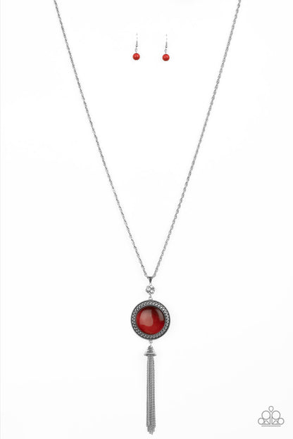 Serene Serendipity - red - Paparazzi necklace