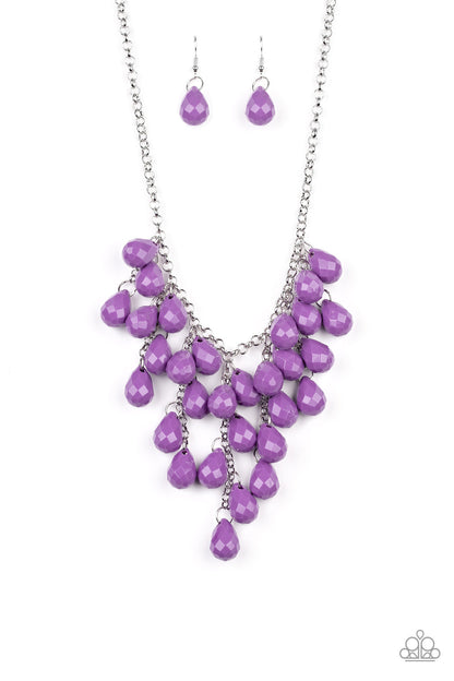 Serenely Scattered - purple - Paparazzi necklace