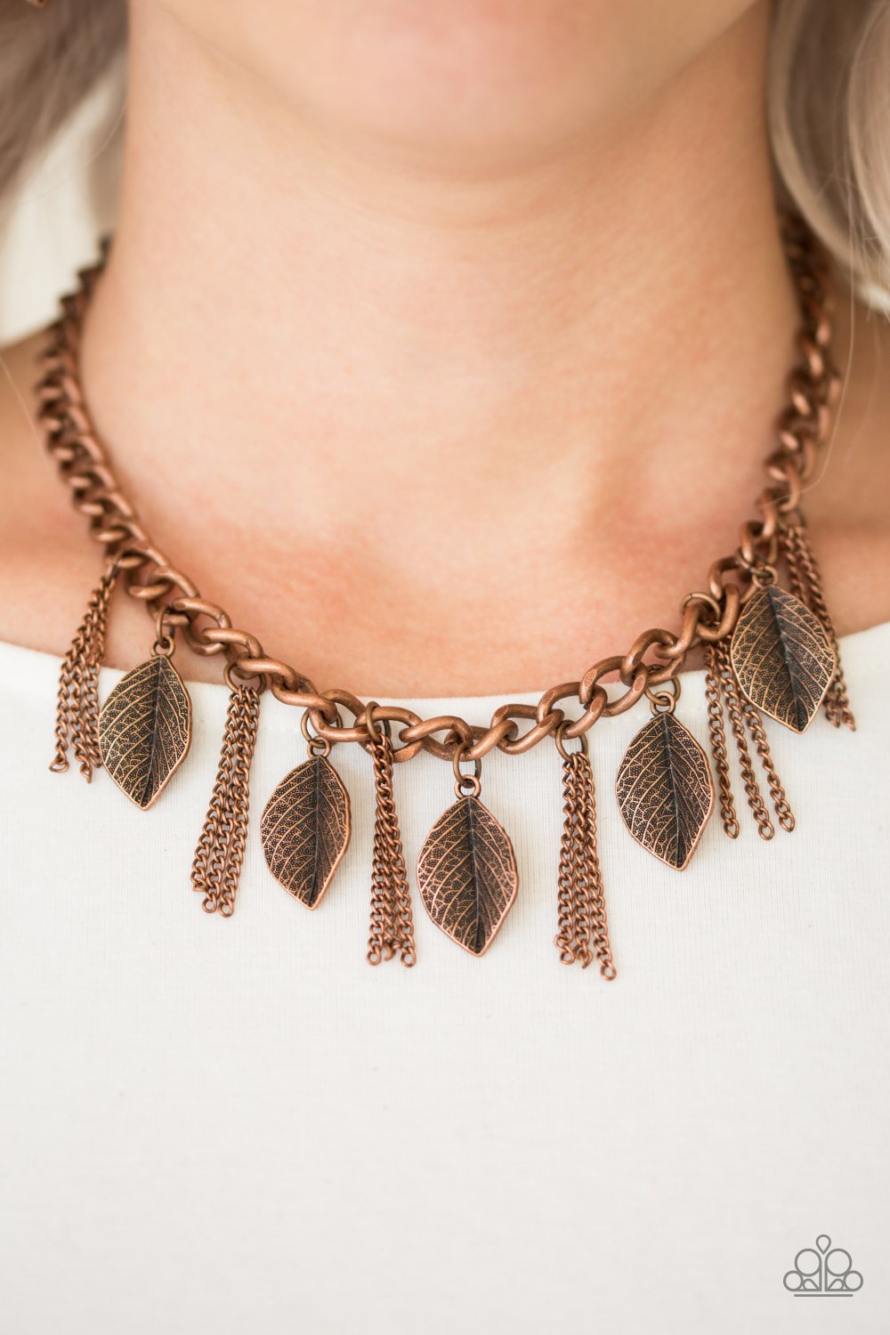 Serenely Sequoia - copper - Paparazzi necklace
