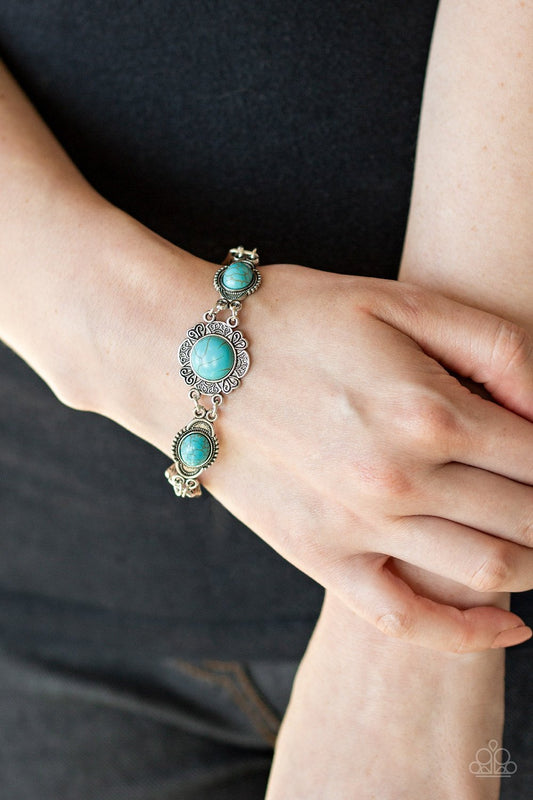 Serenely Southern-blue-Paparazzi bracelet