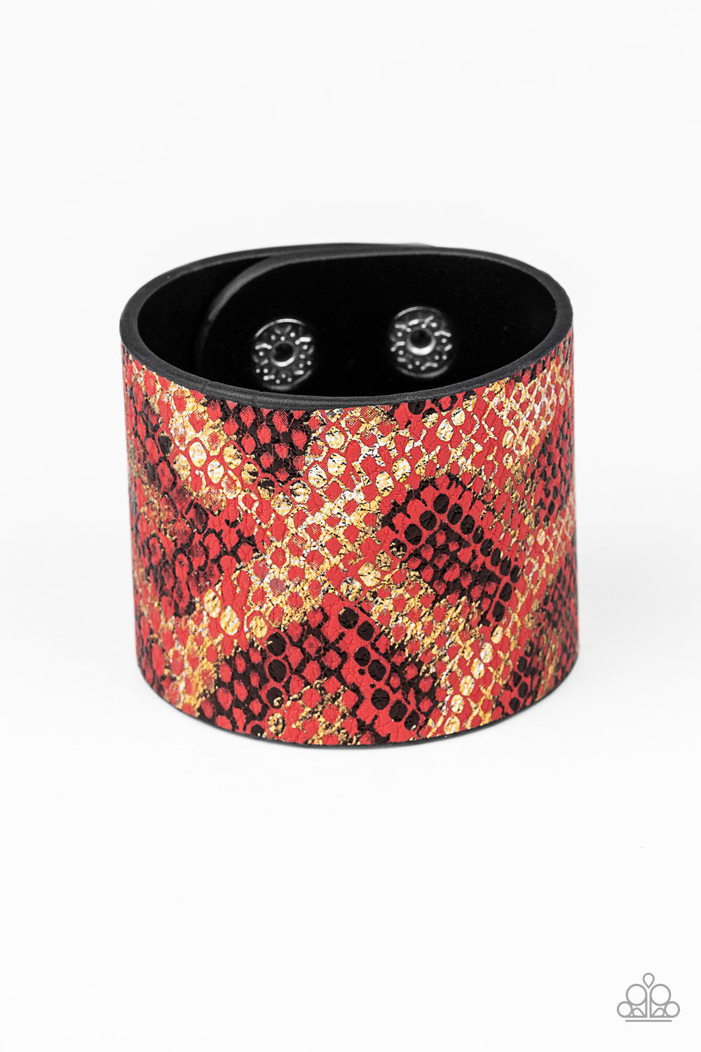 Serpent Shimmer - red - Paparazzi bracelet