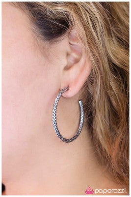 Serpentine - Paparazzi hoop earrings
