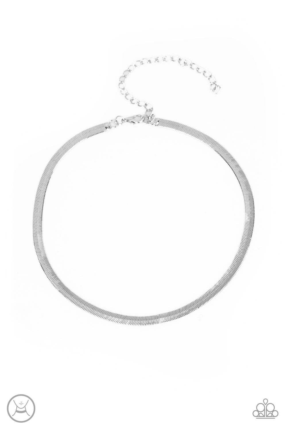 Serpentine Sheen - silver - Paparazzi necklace