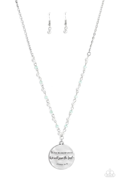 Serving the Lord - blue - Paparazzi necklace