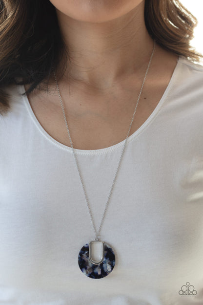 Setting the Fashion - blue - Paparazzi necklace