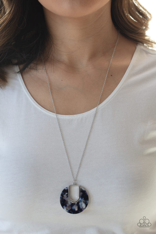 Setting the Fashion - blue - Paparazzi necklace