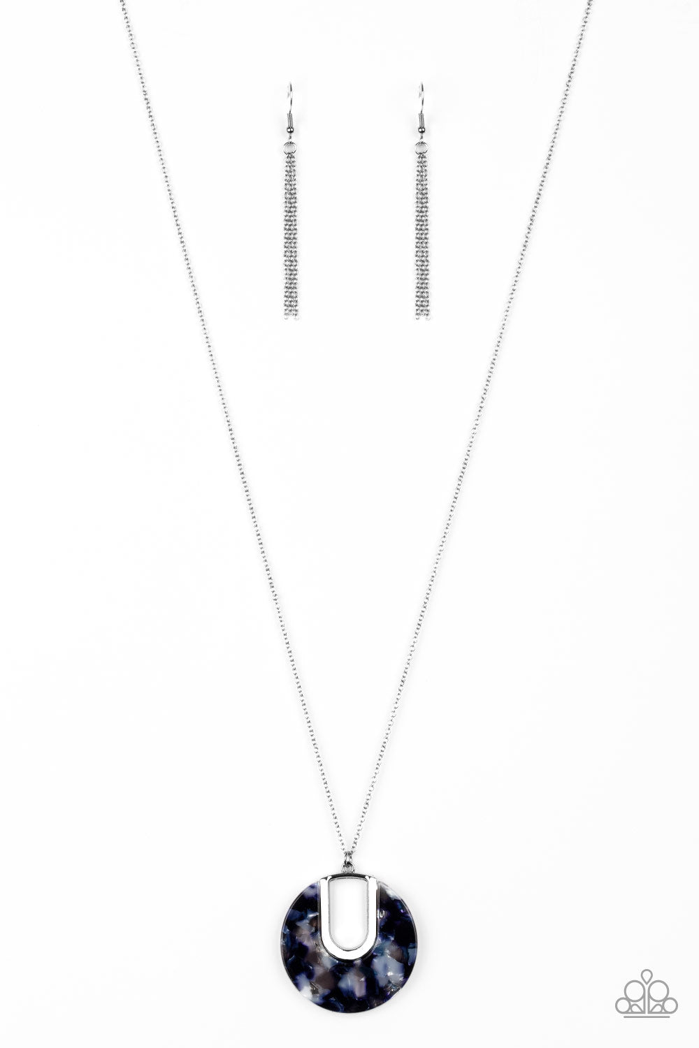 Setting the Fashion - blue - Paparazzi necklace