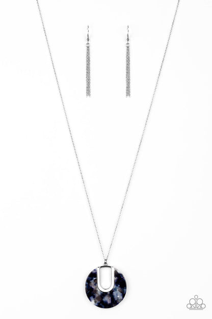 Setting the Fashion - blue - Paparazzi necklace