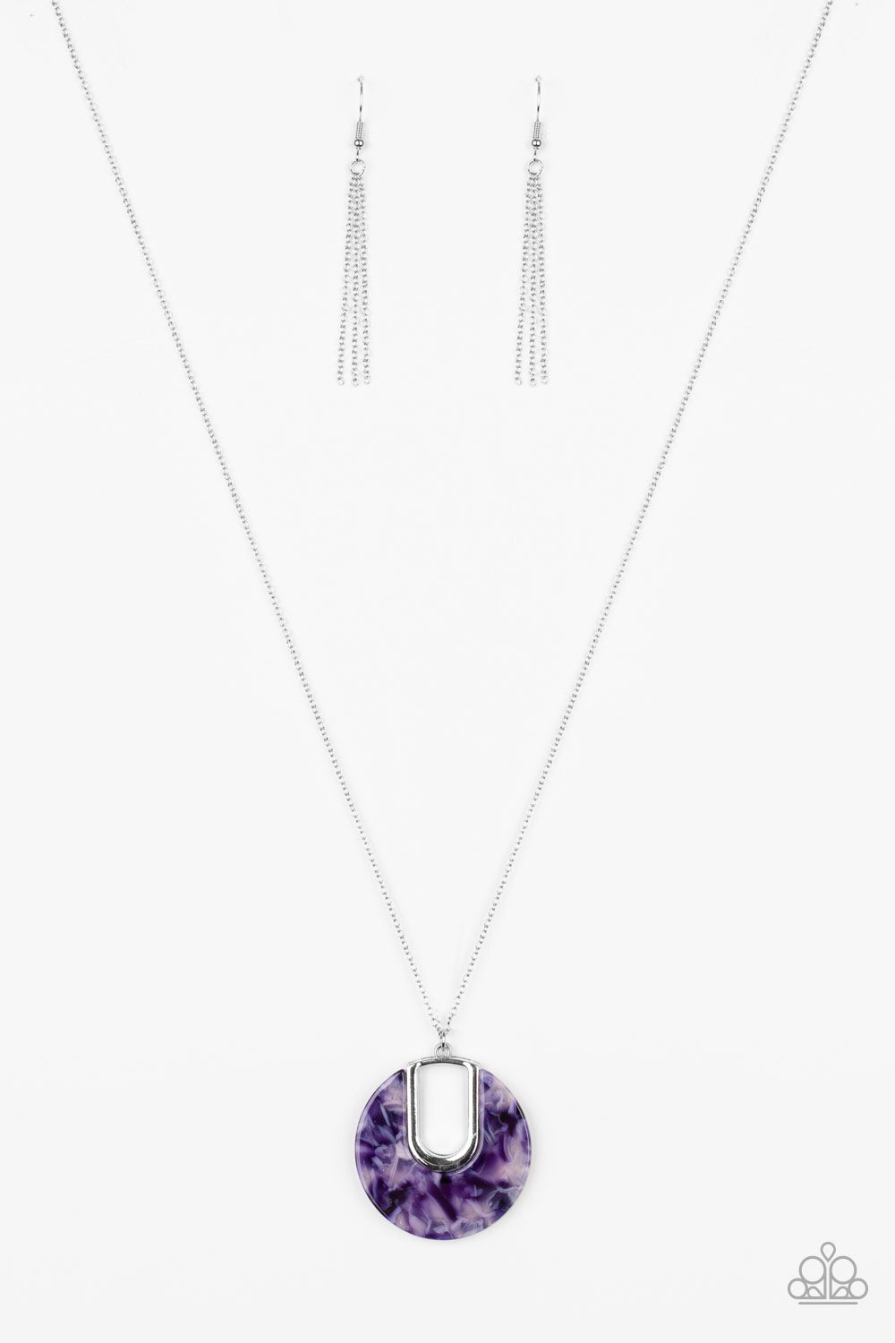 Setting the Fashion - purple - Paparazzi necklace