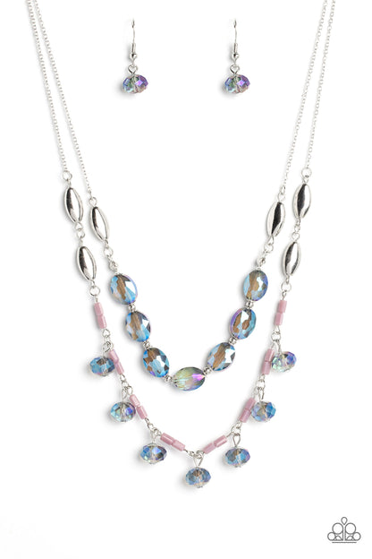 Sheen Season - blue - Paparazzi necklace