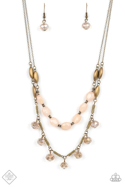 Sheen Season - brass - Paparazzi necklace