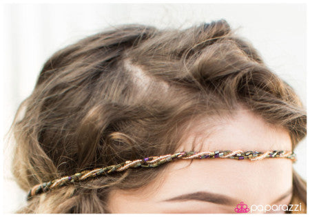 Shimmer with a Twist - Paparazzi hippie headband