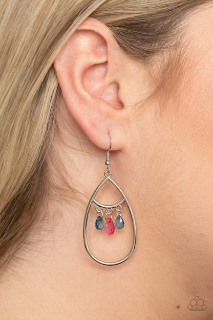 Shimmer Advisory - multi - Paparazzi earrings