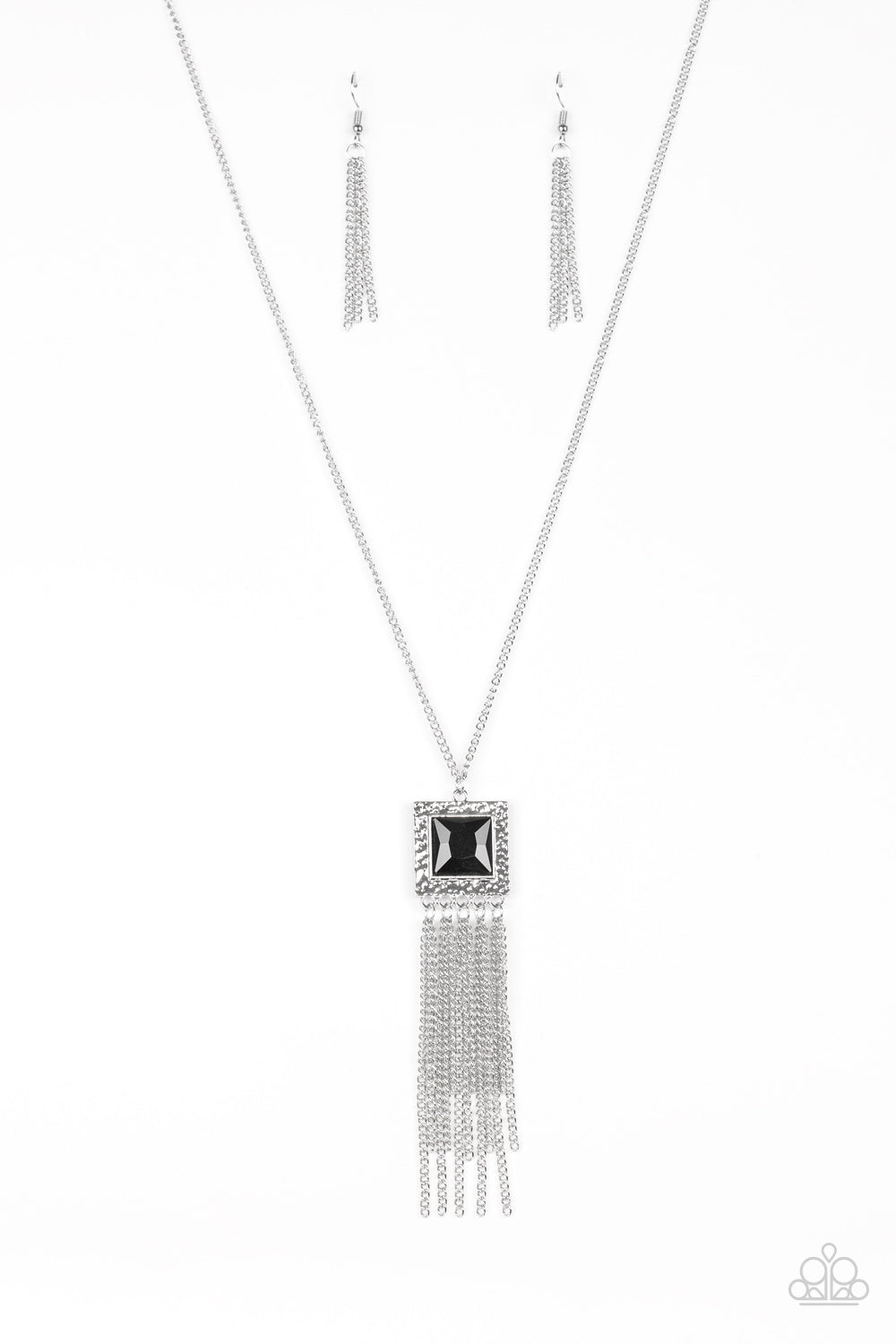 Shimmer Sensei - black - Paparazzi necklace