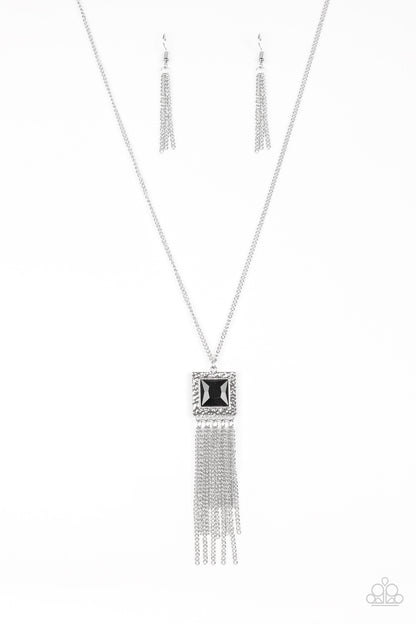 Shimmer Sensei - black - Paparazzi necklace