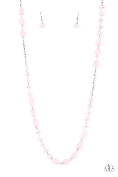 Shoreline Shimmer - pink - Paparazzi necklace