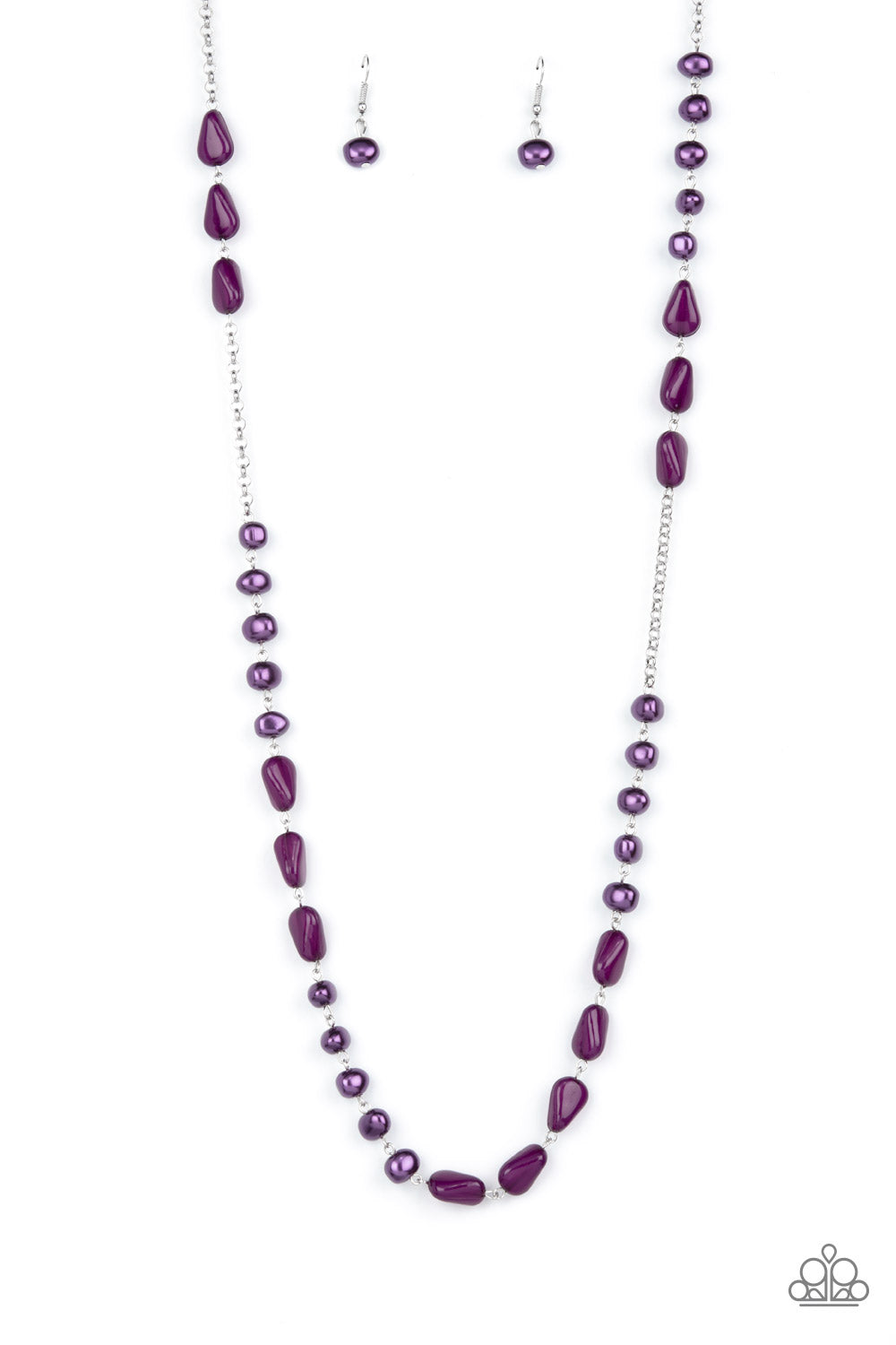 Shoreline Shimmer - purple - Paparazzi necklace