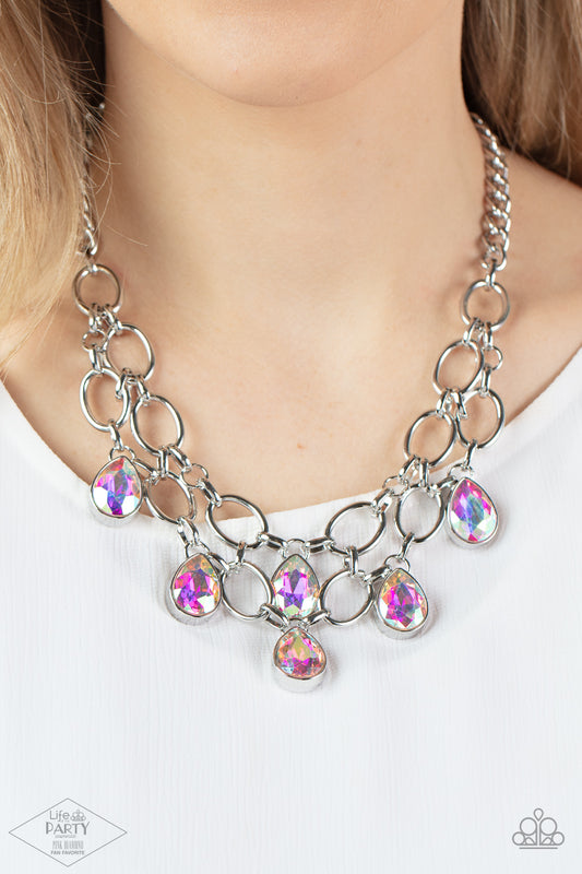 Show-Stopping Shimmer - multi (iridescent) - Paparazzi necklace