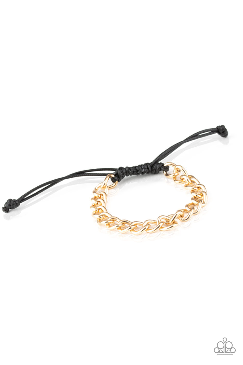 Sideline - gold - Paparazzi mens bracelet