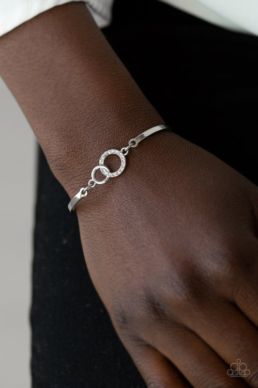 Simple Sophistication-white-Paparazzi bracelet