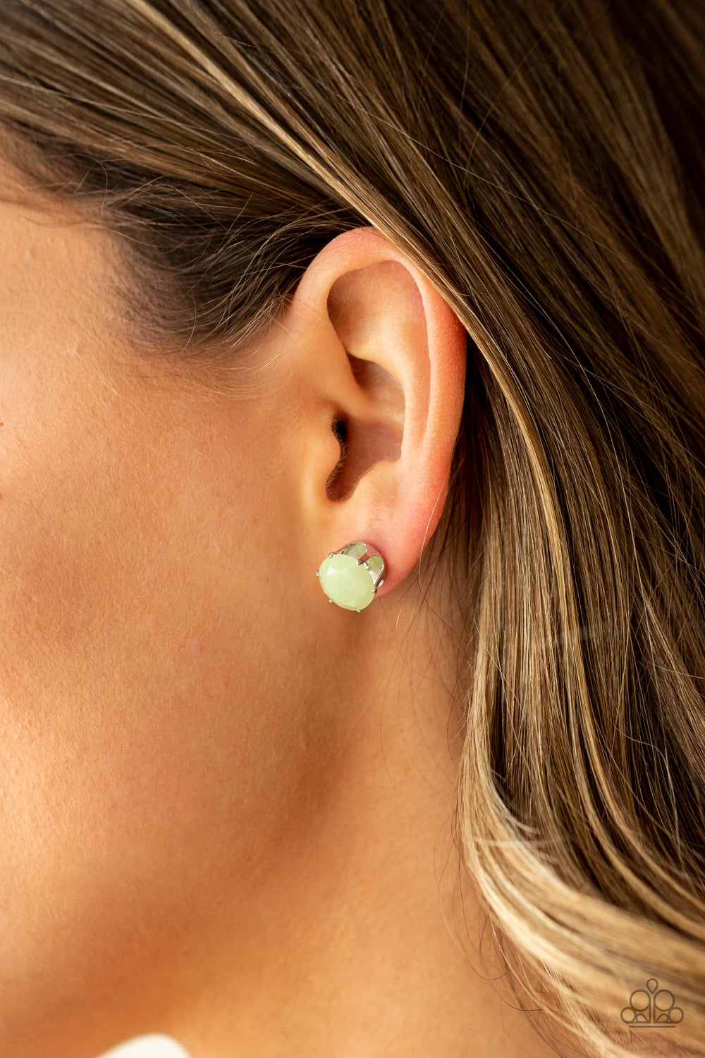 Simply Serendipity - green - Paparazzi earrings