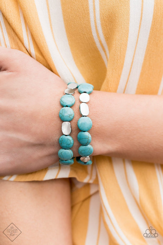 Simply Sedimentary-blue-Paparazzi bracelet