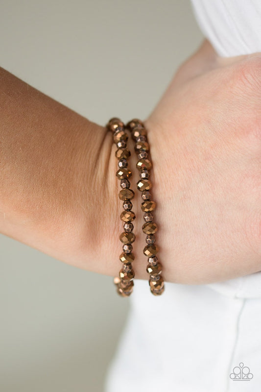 Sink or Shimmer - copper - Paparazzi bracelet