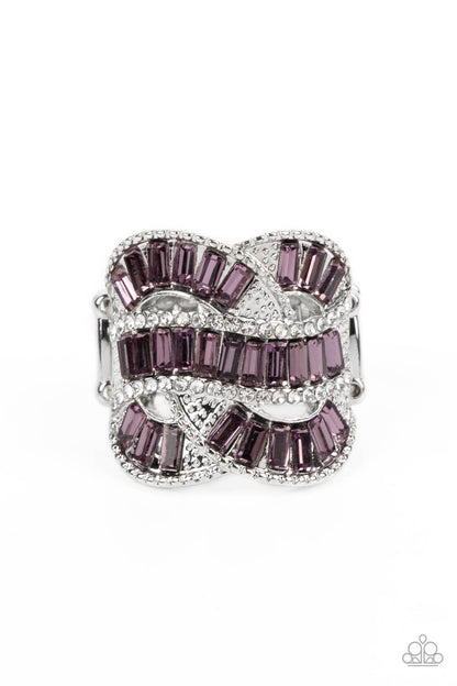 Six-Figure Flex - purple - Paparazzi ring