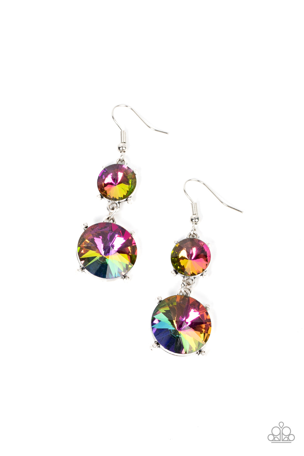 Sizzling Showcase - multi - Paparazzi earrings