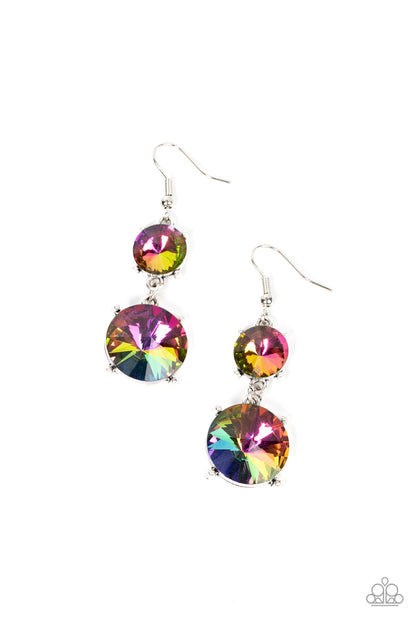 Sizzling Showcase - multi - Paparazzi earrings