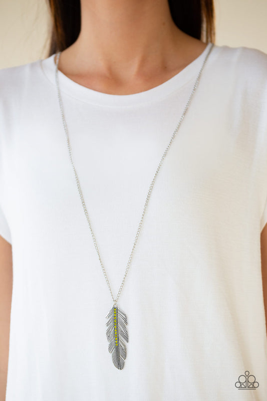 Sky Quest - green - Paparazzi necklace
