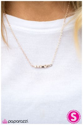 Small Steps - Rose Gold  - Paparazzi necklace
