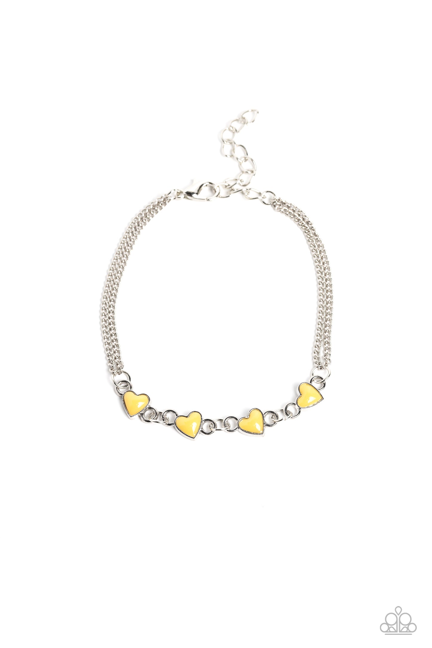 Smitten Sweethearts - yellow - Paparazzi bracelet
