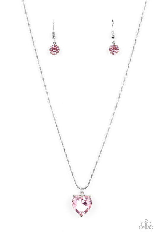 Smitten with Style - pink - Paparazzi necklace