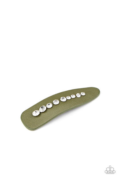 Snap Out Of It - green - Paparazzi hair clip