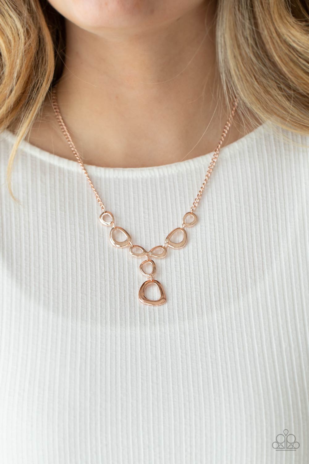 So Mod - rose gold - Paparazzi necklace