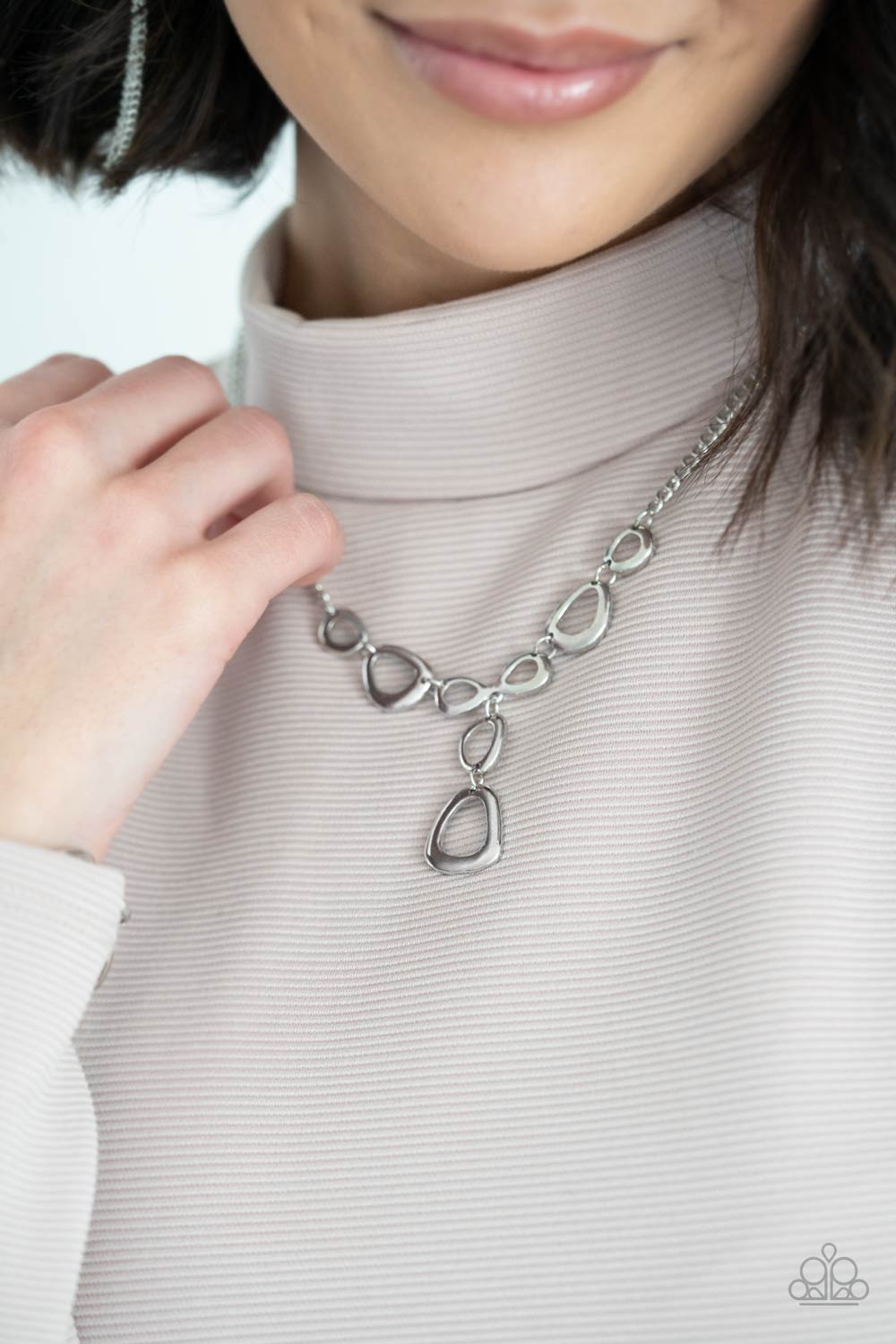 So Mod - silver - Paparazzi necklace