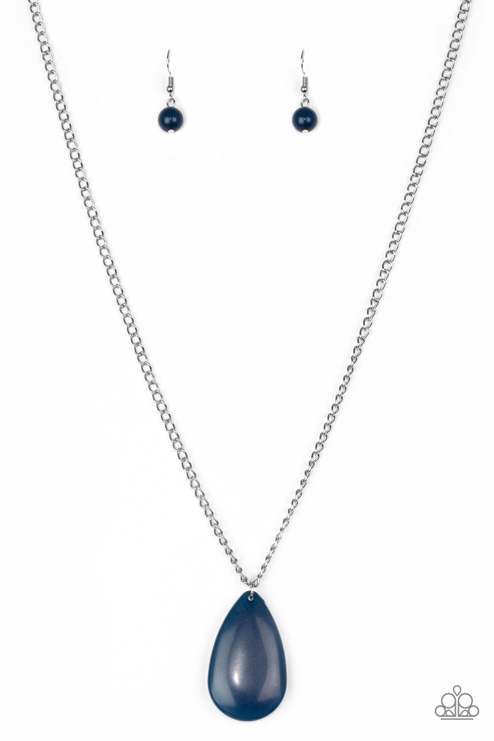 So Pop-YOU-lar - blue - Paparazzi necklace