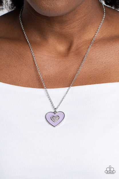 So This Is Love - purple - Paparazzi necklace