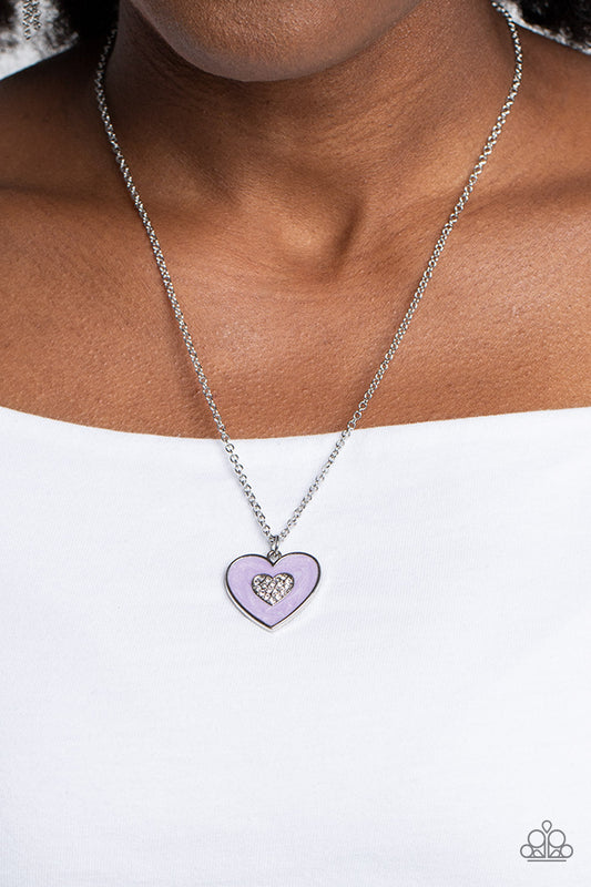 So This Is Love - purple - Paparazzi necklace