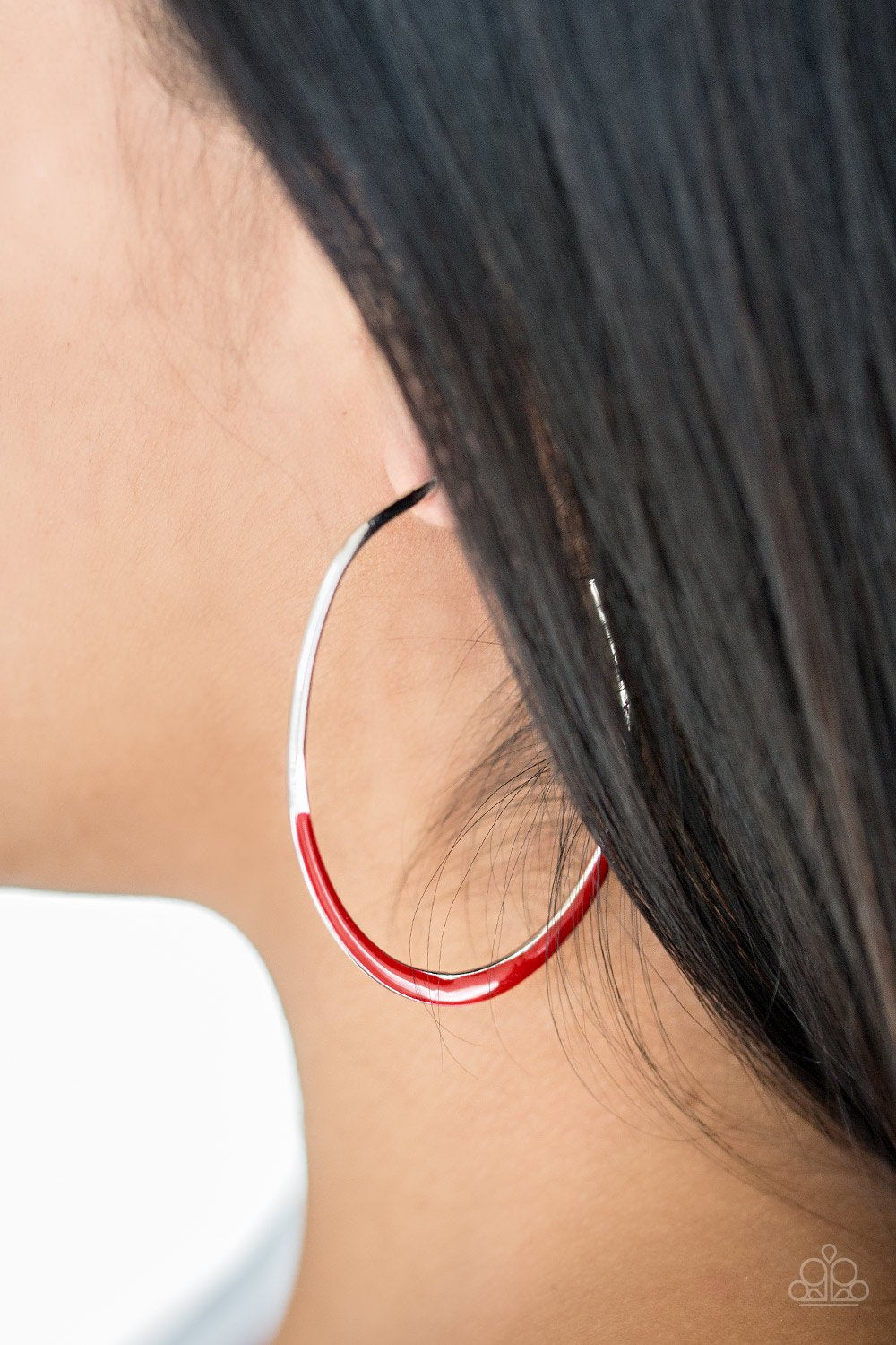 So Seren-DIP-itous-red-Paparazzi earrings