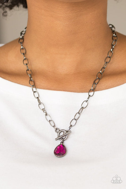 So Sorority-pink-Paparazzi necklace