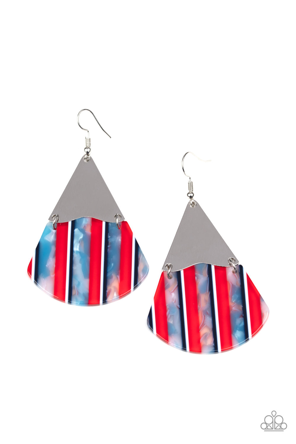 Social Animal - red - Paparazzi earrings