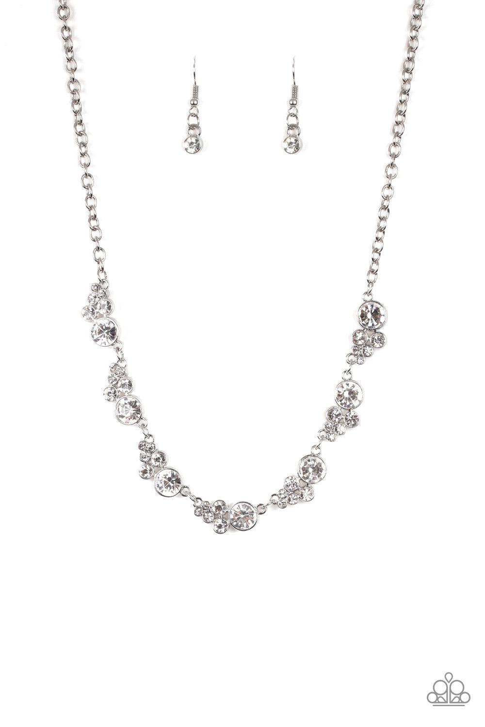 Social Luster - white - Paparazzi necklace