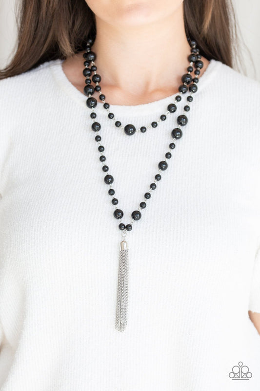 Social Hour-black-Paparazzi necklace