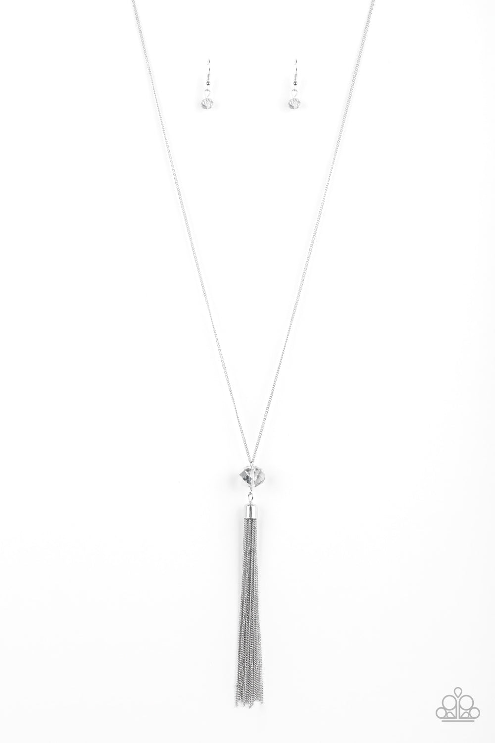 Socialite of the Season - silver - Paparazzi necklace