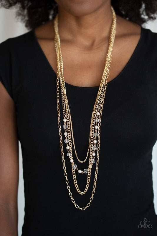 Soho Sophistication - gold - Paparazzi necklace
