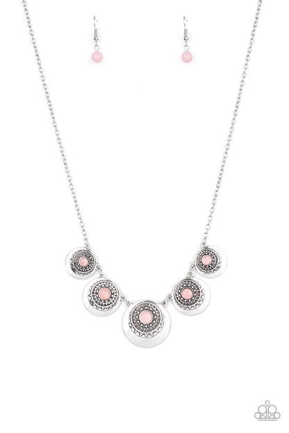 Solar Beam - pink - Paparazzi necklace